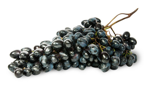 新鲜水果黑葡萄背景图片