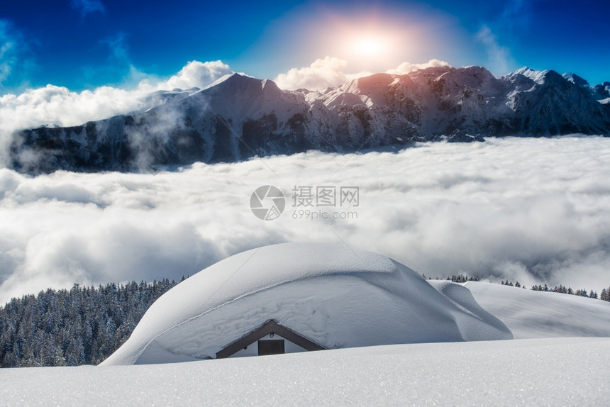 冬季雪景风光图片