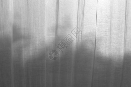 内部的广告纺织品带阴影的白色窗帘图像可用于背景图片