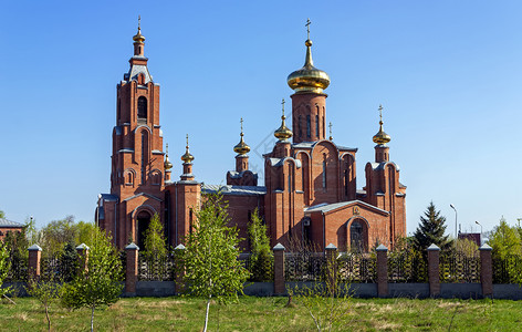 云矿泉水俄罗斯位于北高加索米诺涅沃迪市的俄罗斯教堂图片