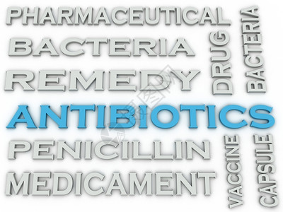 药物3d张图像ANTIBIOTICIPIC问题概念词云背景丸药剂图片