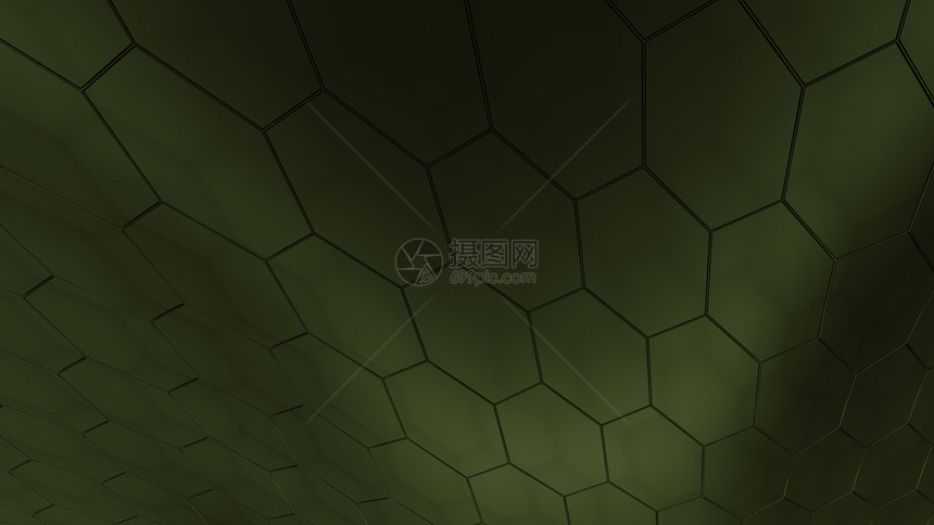 有质感的黑色蜂窝三维背景3d插图纤维粗糙的图片