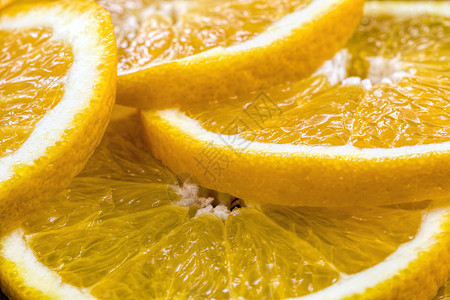 新鲜植物饮食切片大黄橙柑橘类水果黄橙图片