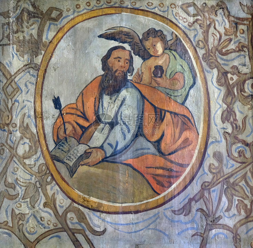 维利卡克罗地亚VelikaMlaka圣芭拉教堂的圣马修福音歌画家圣马修历史的美丽图片