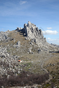 欧洲质地亚得里海克罗地维利比特山悬崖图片