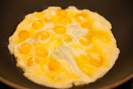 平底锅煎鹌鹑蛋图片