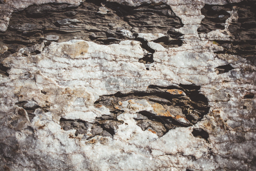 风化优质的自然岩石或表面作为背景纹理着色图片