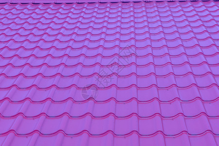 住宅现代光亮的紫色面粉花屋顶瓷砖纹理背景光滑丰富多彩的图片