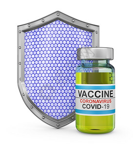 大流行3D型科罗诺疫苗瓶和防护罩医院冠状图片
