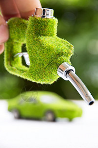 象征绿色燃料喷嘴泵生态图片