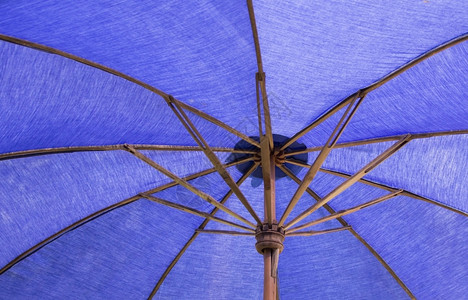 天气美丽的紫色蓝雨伞背景图片