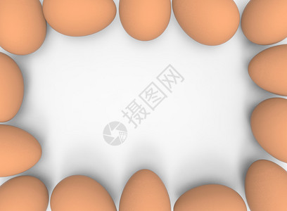 3d将白色复制空间背景上的褐蛋模板复制成白色的黑蛋样板并配有最适于复活节使用的剪切路径小采用阴影背景图片
