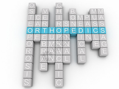 骨骼清奇大鸟对待3d图像Orthopedics问题概念词云背景多米尼奇药物设计图片