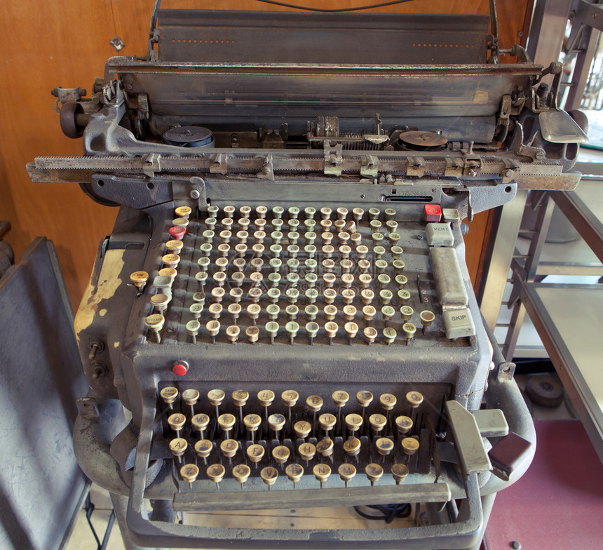 目的关闭旧式打字机技术按钮图片