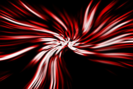 黑色背景上的抽象红色旋涡速度力量氖图片