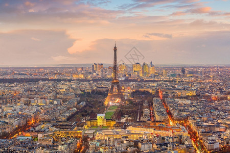 巴黎与埃菲尔铁塔图片