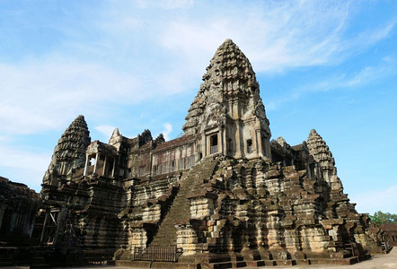 AngorWat柬埔寨暹粒的古老建筑世界遗产亚洲人汤姆宗教的图片