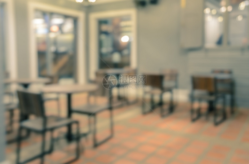 店铺散焦用于背景Retro过滤效果图像的咖啡店或餐馆摘要模糊不清闲暇图片