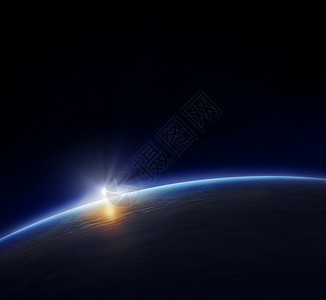 基普尔使成为闪耀宇宙地球与空间太阳升起设计图片