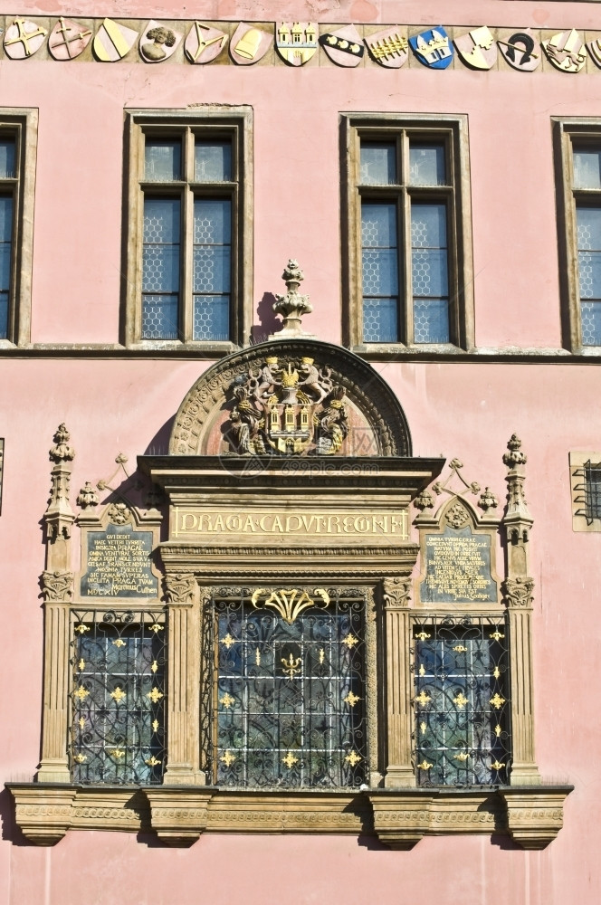 欧洲联盟屋建筑学布拉格旧城区的市政厅图片