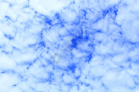 蓝色天空背景上美丽的白云有天空气象风景优美平流层图片