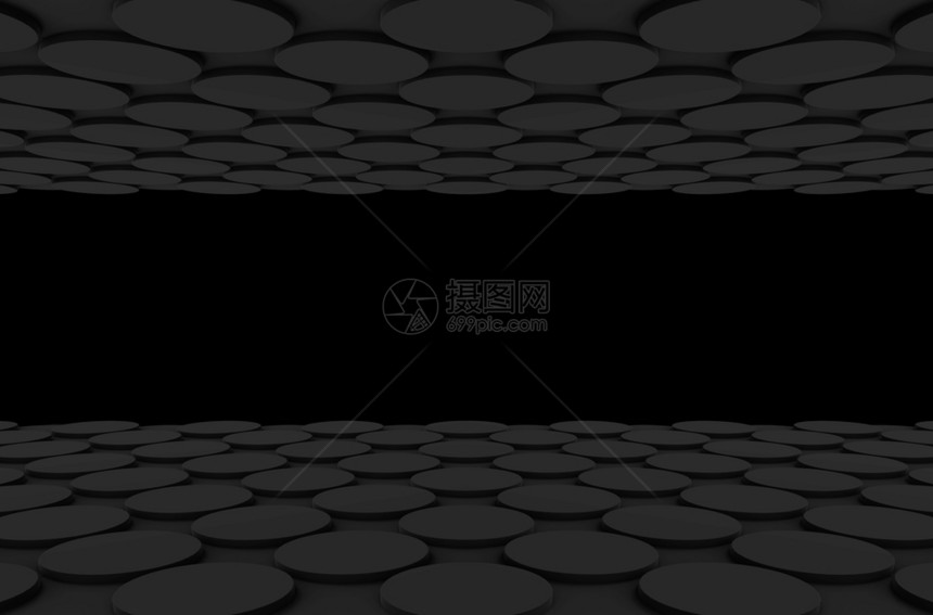 织物按钮3d黑暗圆形按键状图案设计底板以黑墙为背景的图像视3d复古的图片