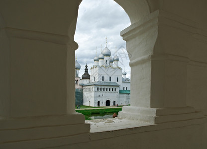 户外寺庙古城罗斯托夫韦利基俄罗斯的克里姆林宫旅游图片
