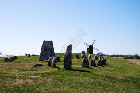 遗产地面历史在波罗的海瑞典群岛奥兰德古老的盖特利格高清图片