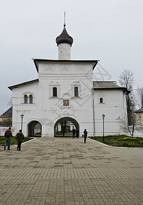 树优西米乌斯俄罗苏兹达尔圣尤迪米乌斯修道院清新门教堂地标图片
