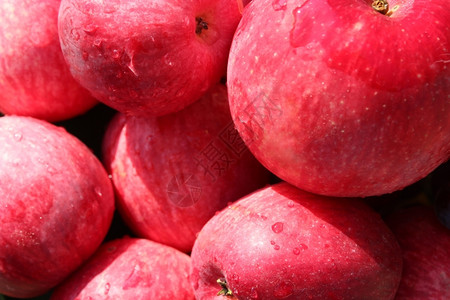 自然维他命成熟的红苹果丰盛美味和成熟的红苹果新鲜图片