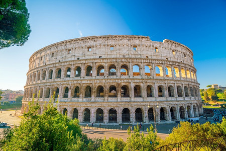 旅行拱罗马意大利欧洲的Colosseum之景观图片