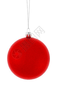 装饰品闪光十二月在白色背景上孤立的圣诞节球3D插图图片