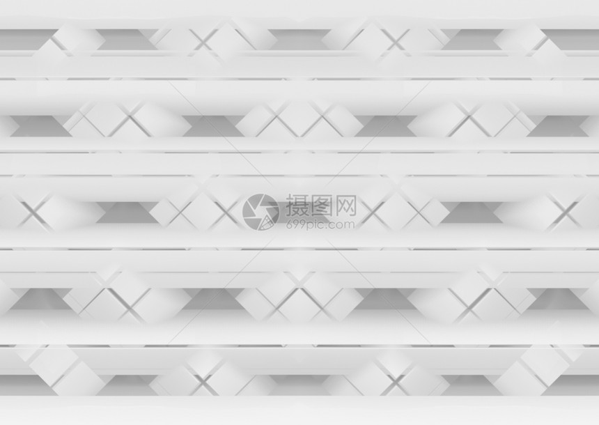 几何的三角形3d使现代抽象白色音调的几何艺术墙壁布局背景插图图片