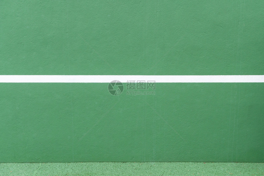 粗锻炼绿色墙壁和白线运动背景抽象的图片