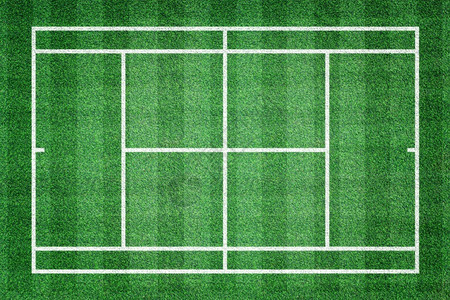 运动比赛背景基准底部视图TopViewTopView绿色网球布局图片