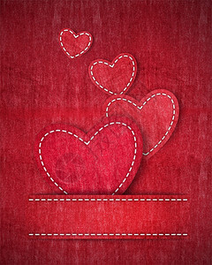 缝纫时尚珍爱情人节日卡片的心女图片