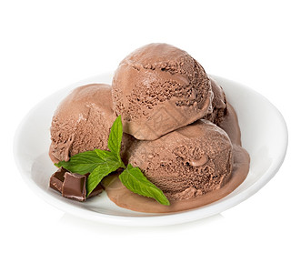 巧克力冰淇淋奶油图片