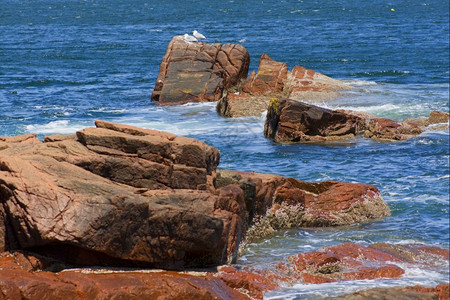 岛自然季节大西洋岩石海岸崎岖不绝的大西洋之景图片