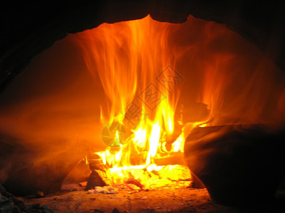 插图颜色抽象火柴在炉中燃烧图片