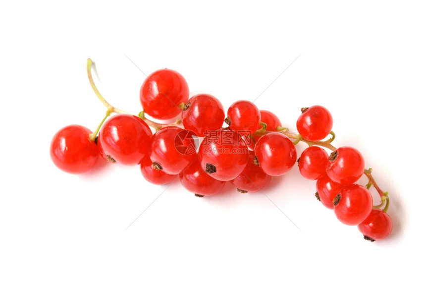 美食饮框架白色上孤立的新鲜红熟水果图片