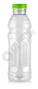 环境白色上隔离的空塑料瓶透明产品背景图片