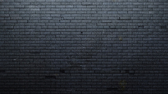 明亮的经典破裂3d插图d带有旧黑砖墙的背景内建阁楼风格的背景图片
