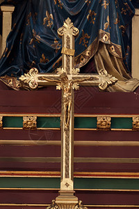 遗嘱福音宗教在萨格勒布圣堂的母玛利亚上献给圣母玛利亚图片