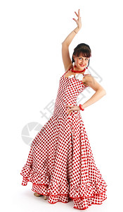 美丽的弗拉明诺舞者蹈比赛服装肉欲女孩图片