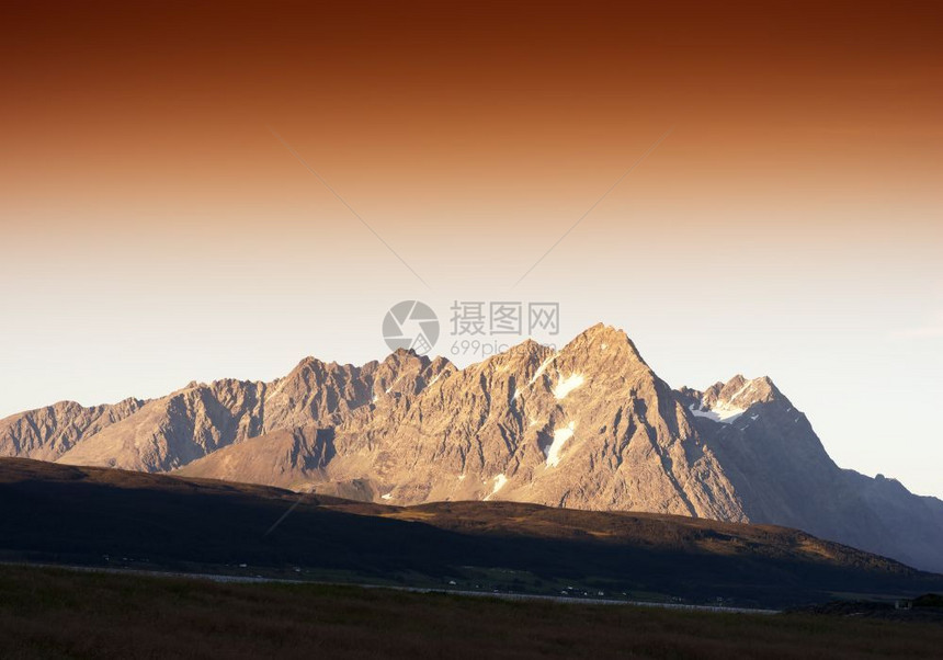 挪威北部山脉日落风景背挪威北部山脉日落风景背高清自然斯堪的纳维亚墙纸图片