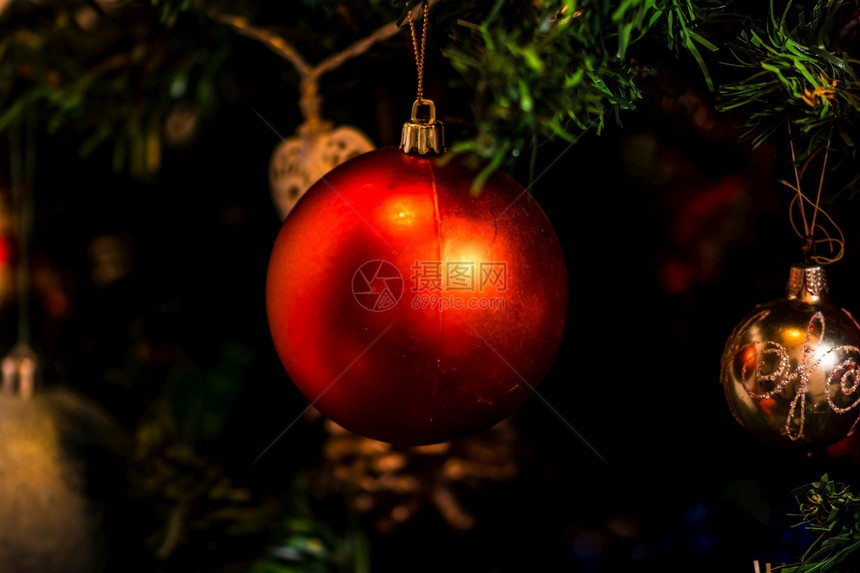 圣诞装饰品季节和首重点作假期图片