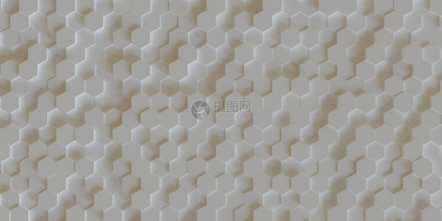 几何3d抽象白六边形壁纸闪电概念阴影抽象的图片