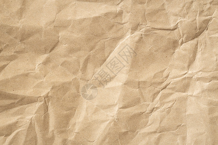 撕裂回收棕色纸包状纹理旧表面作为背景皱巴的染色图片