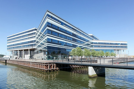 丹麦奥胡斯纳维塔大楼欧洲城市的水图片