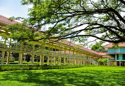 天空Mrigadayavan宫是泰国前皇室官邸吸引力分支图片